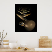 "Emerging to Fly" Poster (Küche)
