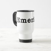 Emeritiert Reisebecher (Vorderseite Links)