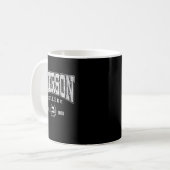 Emerson Collegiate of Technology Arch Retro für Kaffeetasse (Vorderseite Links)