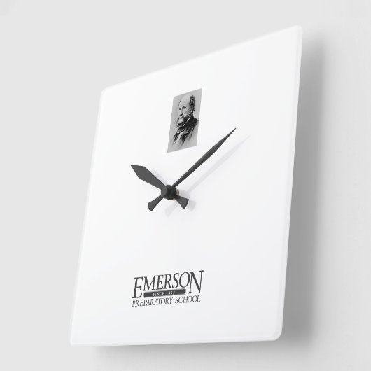 Emerson (George) Clock Quadratische Wanduhr (Winkel)