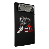 Emerson Knives CQC-7 Predator White Golf Handtuch Mini Klemmbrett (Schrägansicht)