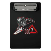 Emerson Knives CQC-7 Predator White Golf Handtuch Mini Klemmbrett (Vorderseite)