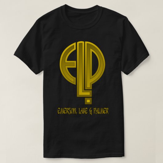 Emerson, Lake & amp; Palmer Solid Gold Logo Classi T-Shirt (Design vorne)