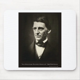 Emerson Liebe der Schönheit ist Geschmack Liebe Ge Mousepad