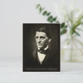 Emerson Liebe der Schönheit ist Geschmack Liebe Ge Postkarte (Stehend Vorderseite)