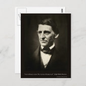 Emerson Liebe der Schönheit ist Geschmack Liebe Ge Postkarte (Vorne/Hinten)