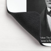Emerson "Pace of Nature" Weisheit Zitat Geschenke Mousepad (Ecke)