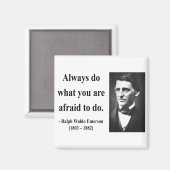 Emerson Quote 10b Magnet (Vorderseite/Rückseite)