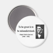 Emerson Quote 11b Magnet (Vorderseite/Rückseite)