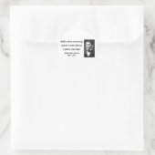 Emerson Quote 15b Runder Aufkleber (Tasche)