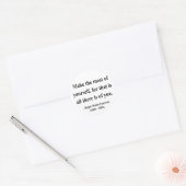 Emerson Quote 6a Runder Aufkleber (Umschlag)