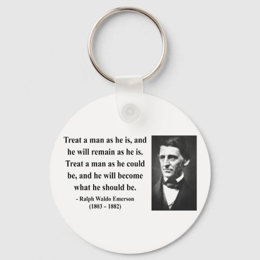 Emerson Quote 9b Schlüsselanhänger (Vorderseite)