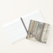 Emerson Quote Bedroom Window Decor Gray Journal Notizblock (Innenseite)