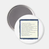 Emerson Quote Magnet (Vorderseite/Rückseite)