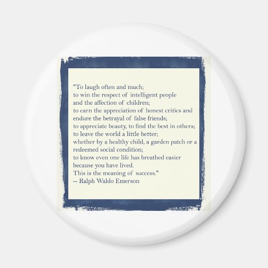 Emerson Quote Magnet (Vorne)