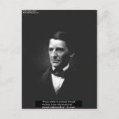 Emerson "Verständnis" von Friedensangebot - Gesche Postkarte (Vorderseite)