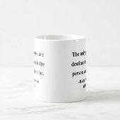 Emerson-Zitat 1a Kaffeetasse (Mittel)