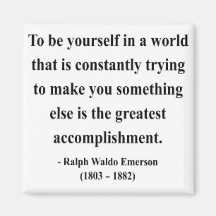 Emerson-Zitat 4a Magnet