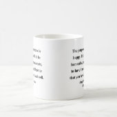 Emerson-Zitat 5a Kaffeetasse (Mittel)