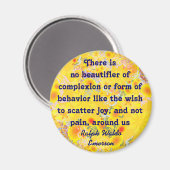 Emerson-Zitat-Magnet Magnet (Vorderseite/Rückseite)