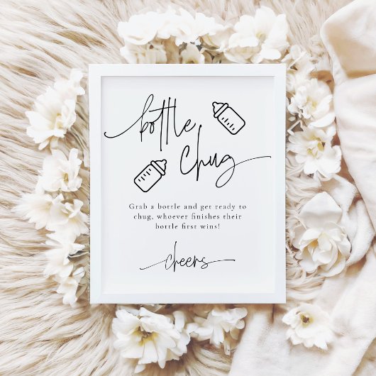 EMERY Bottle Chug Beer Baby Shooting Game Poster