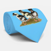 Emery Penciled Runner Ducklings Krawatte (Gerollt)