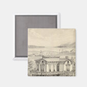 Emery Residence, Oakland, Alameda Co Magnet (Vorderseite/Rückseite)