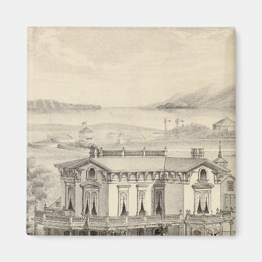 Emery Residence, Oakland, Alameda Co Magnet (Vorne)