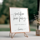 EMERY Schnuller Beer Pong Baby Showspiel Poster