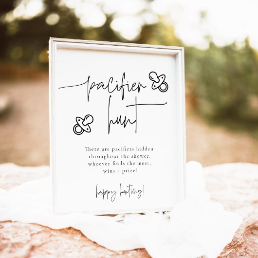 EMERY Schnuller Hunt Baby Showspiel Poster