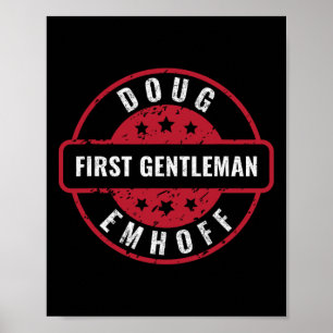 Emhoff als erster Gentleman Kamala Harris Husb Poster