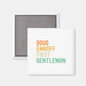 Emhoff als erster Gentleman Kamala Harris Husband Magnet (Vorderseite/Rückseite)