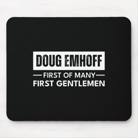 Emhoff als erster Gentleman Kamala Harris Husband Mousepad (Vorne)