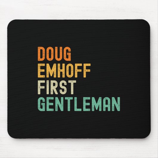 Emhoff als erster Gentleman Kamala Harris Husband Mousepad (Vorne)