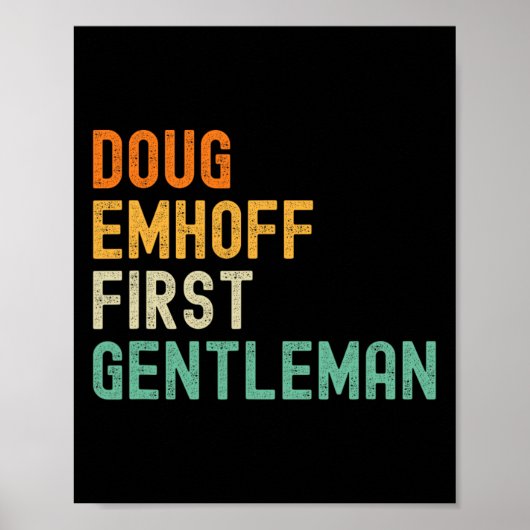 Emhoff als erster Gentleman Kamala Harris Husband Poster (Vorne)
