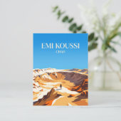 Emi Koussi Vulkan Tschad Postkarte (Stehend Vorderseite)