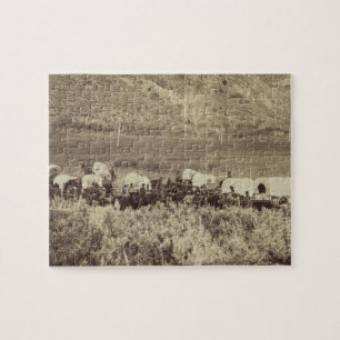 Emigrantenbahn in Echo Canyon Fotografie Puzzle