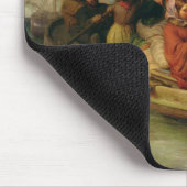 Emigrantpassagiere an Bord, 1851 Mousepad (Ecke)