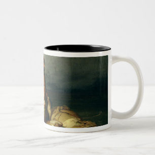 Emigrantpassagiere an Bord, 1851 Zweifarbige Tasse