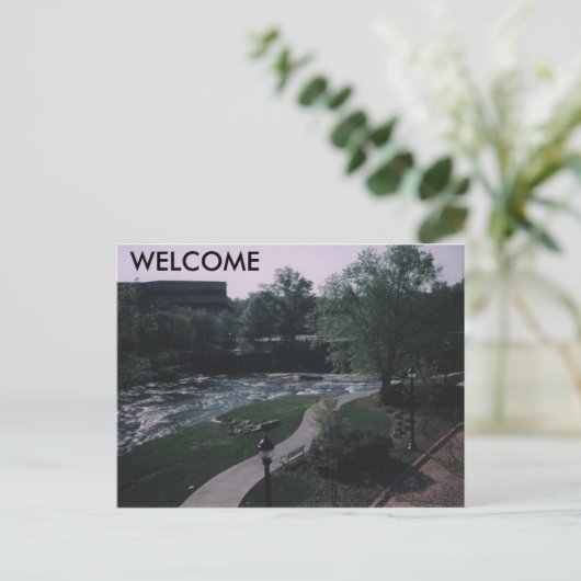 EMIK, WILLKOMMEN POSTKARTE (Stehend Vorderseite)