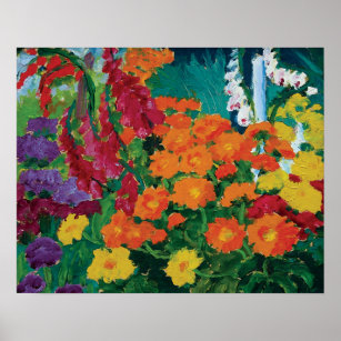 Emil Nolde - Garden of Flowers Fine Art Poster