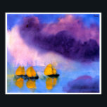 Emil Nolde - Meer mit violetten Wolken und Segelbo Poster<br><div class="desc">Emil Nolde Sea mit Violet Wolken und Three Sailboats 1946, Aquarell auf Papier. Im Gegensatz zu ähnlichen Läden, bietet Art Lover's Cafe klassische, hochauflösende Kunstwerke, die sorgfältig restauriert, farblich ausgewogen und retuschiert wurden, um Flecken und Artefakte zu entfernen, die in den meisten online verkauften Reproduktionen häufig vorkommen. Vergleichen Sie die...</div>