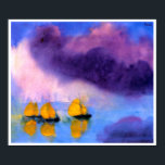 Emil Nolde - Meer mit violetten Wolken und Segelbo Poster<br><div class="desc">Emil Nolde Sea mit Violet Wolken und Three Sailboats 1946, Aquarell auf Papier. Im Gegensatz zu ähnlichen Läden, bietet Art Lover's Cafe klassische, hochauflösende Kunstwerke, die sorgfältig restauriert, farblich ausgewogen und retuschiert wurden, um Flecken und Artefakte zu entfernen, die in den meisten online verkauften Reproduktionen häufig vorkommen. Vergleichen Sie die...</div>