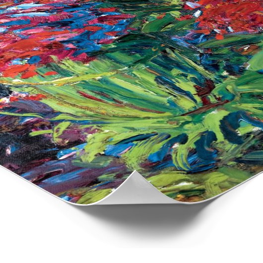 Emil Nolde Red Blume Expressionismus Fine Art Poster (Ecke)