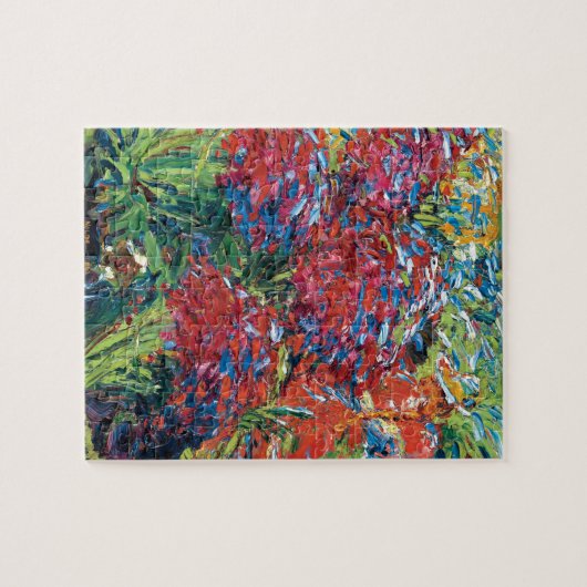 Emil Nolde Red Blume Expressionismus Fine Art Puzzle (Horizontal)