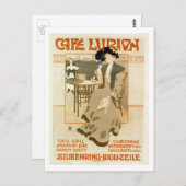Emil Ranzenhofer, Cafe Lurion, 1903 Vintag Postkarte (Vorne/Hinten)