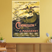 Emile Bertrand poster Jules Massenet's Cendrillon Leinwanddruck (Insitu (Wohnzimmer))