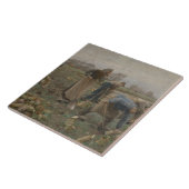 Emile Claus - Die Rübenernte Fliese (Seite)