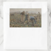 Emile Claus - Die Rübenernte Rechteckiger Aufkleber (Tasche)