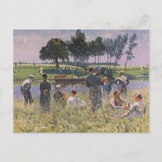 Emile Claus - Picnic Postkarte (Vorderseite)